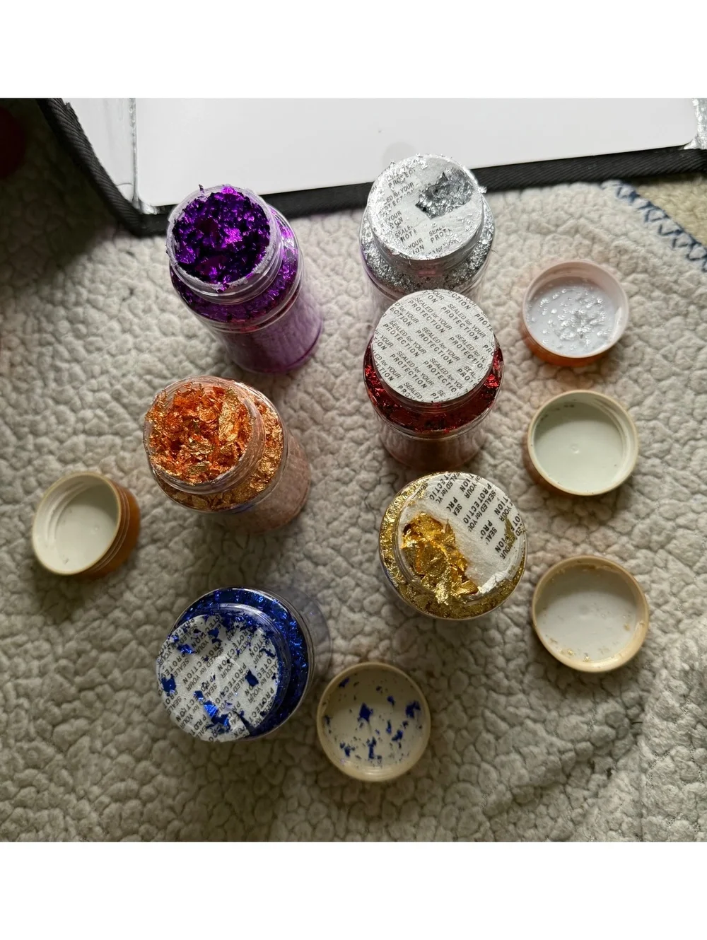 Variety Color Metallic Craft Glitter Barely Used